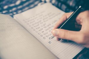 Writing checklist